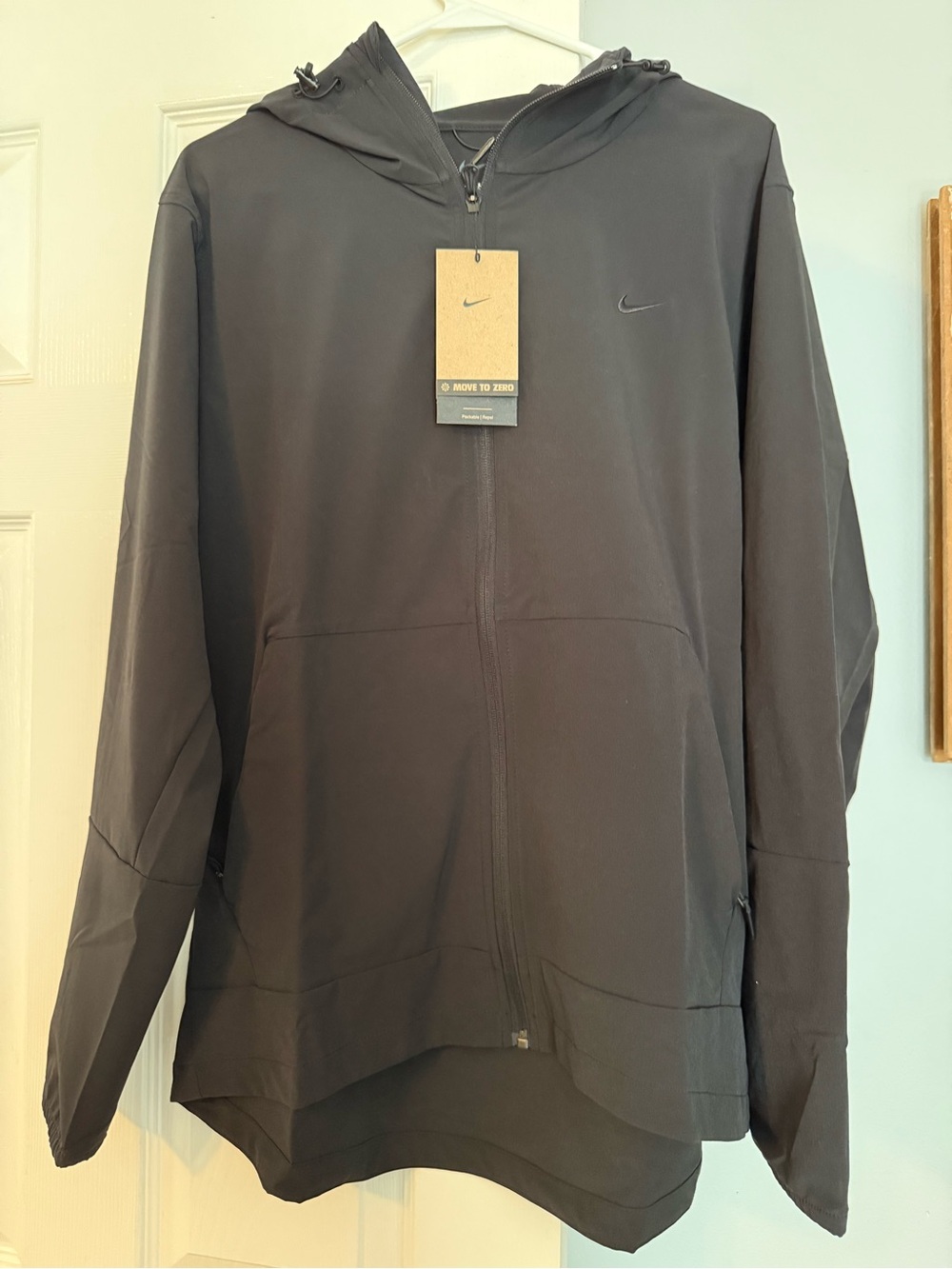 Nike Men’s Black Hooded Performance Jacket